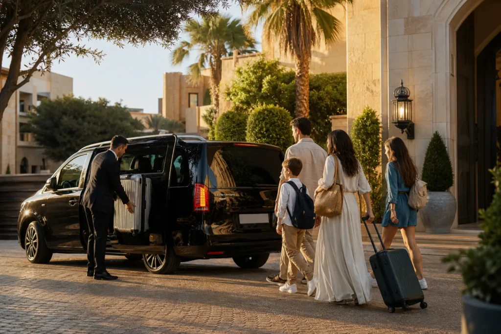 Private VIP minivan transfer for families and groups in Antalya